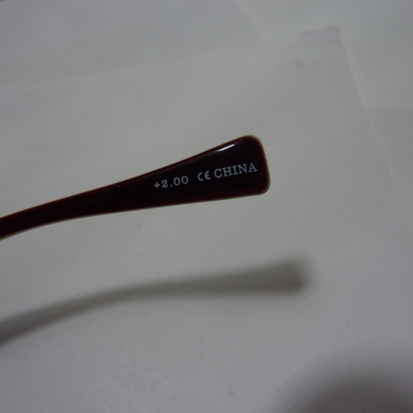 EYE BOBS +2.00 HOSTILE MAKEOVER 2181 66 BROWN BLUE FLEX HINGE READERS - Picture 8 of 10